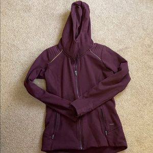 Athleta hoodie maroon small